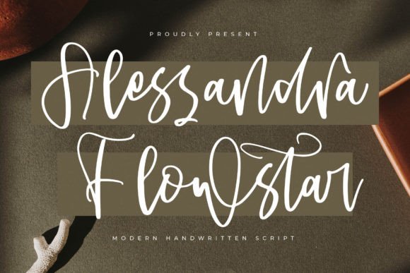 Alessandra Flowstar: A Modern Handwritten Script for Elegant Projects