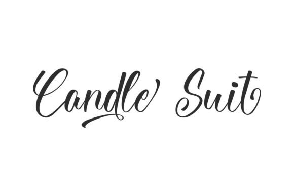Candle Suit Font: Crafting Elegance in Every Stroke