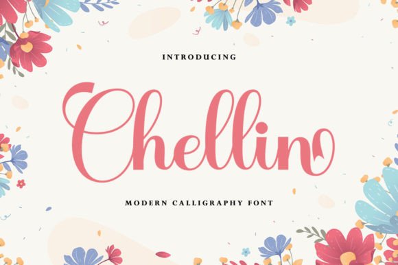 Chellin: The Calligraphic Script Font Blending Classic Elegance with Modern Flow