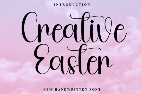 Creative Easter: A Script Font for Elegant Design Projects