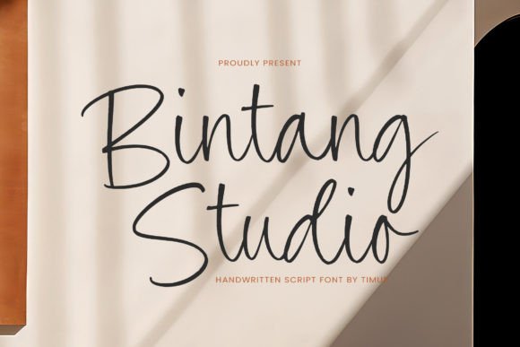 Exploring the Bintang Studio Script Font