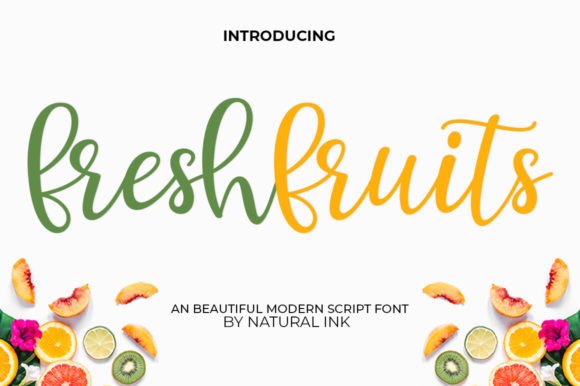 Fresh Fruits: The Stylish Script Font for Elegant Designs
