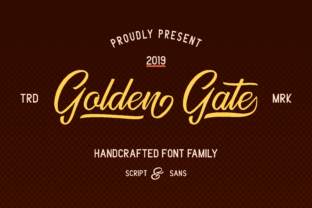 Golden Gate Duo: A Handwritten Font Pairing for Bold Brands
