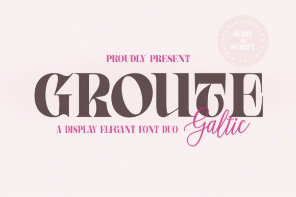 Groute Font: An Elegant Serif for Modern Luxury Branding