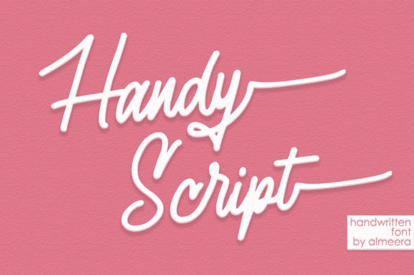 Handy: The Sweet, Natural Script Font That Brings Designs to Life
