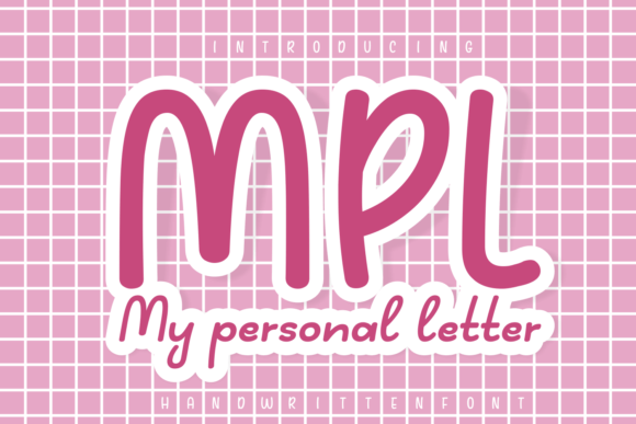 My Personal Letter: A Charming Script Font