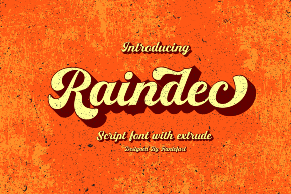 Raindec: The Handcrafted Script Font for Authentic Branding