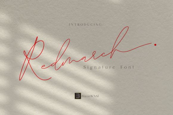 Redmarch: The Stylish Script Font for Modern Designers