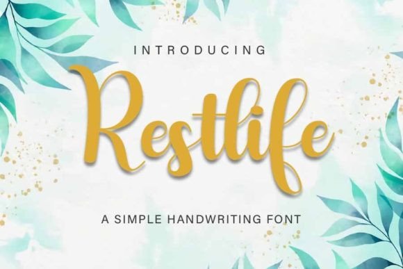 Restlife: The Bouncy Script with Modern Elegance