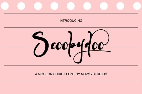 Scoobydoo: The Elegant Script for Modern Design