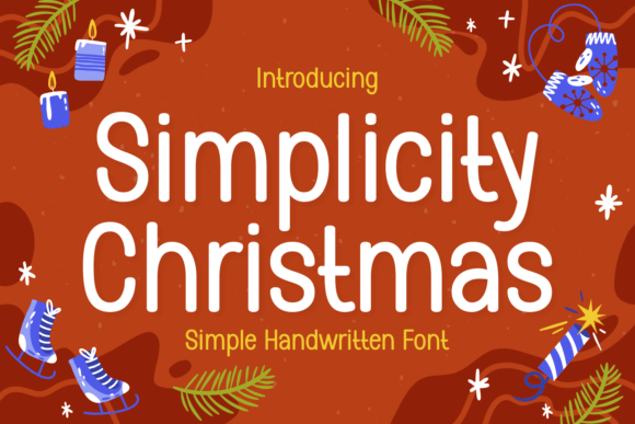 Simplicity Christmas: The Handwritten Font for Festive Charm