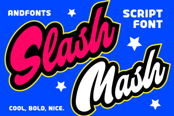 Slash Mash: A Retro Script Font with Modern Punch