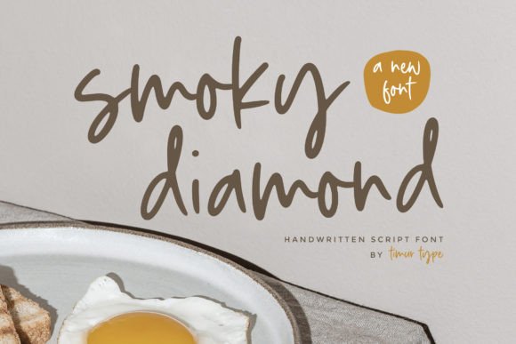 Smoky Diamond: A Modern Script with a Sharp Edge
