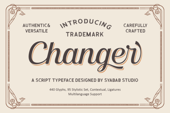 Ss Changer: The Vintage Script for Modern Branding