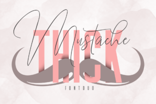The Mustache and Thick Font Duo: A Creative Pairing Guide