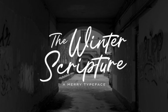 The Winter Scripture: A Script Font for Christmas Projects