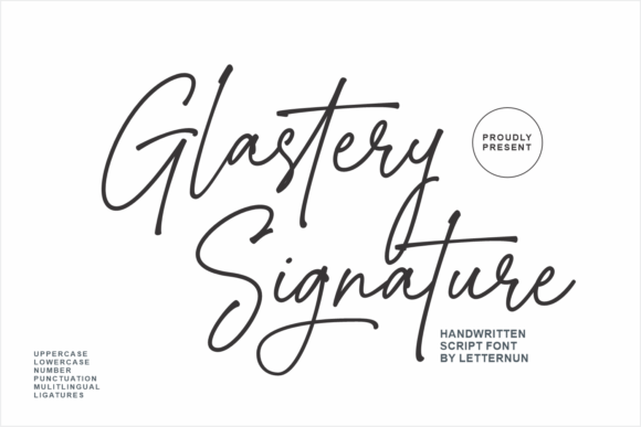 Unlocking Creative Potential with the Glastery Script Font